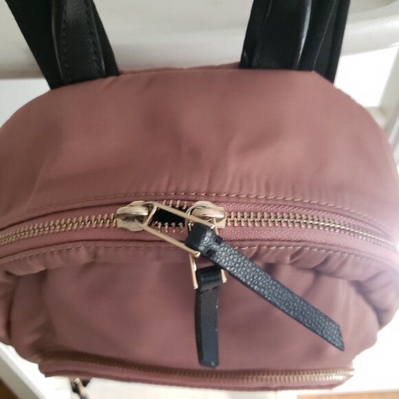 EUC KATE SPADE blush / black mini backpack - adjustable straps (OS) - Picture 7 of 12